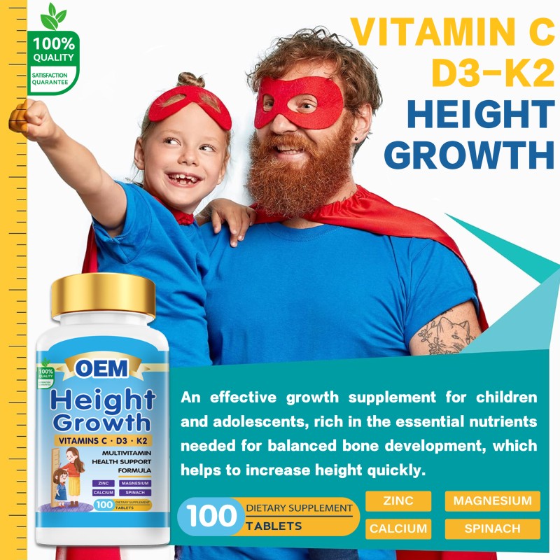 Height Growth Supplement Supplier - Vitamin D3+K2 Multivitamin