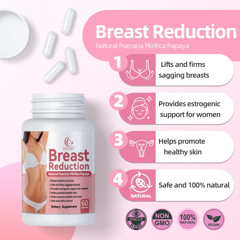 Breast Reduction Capsules Supplier - Herbal Sagging Support