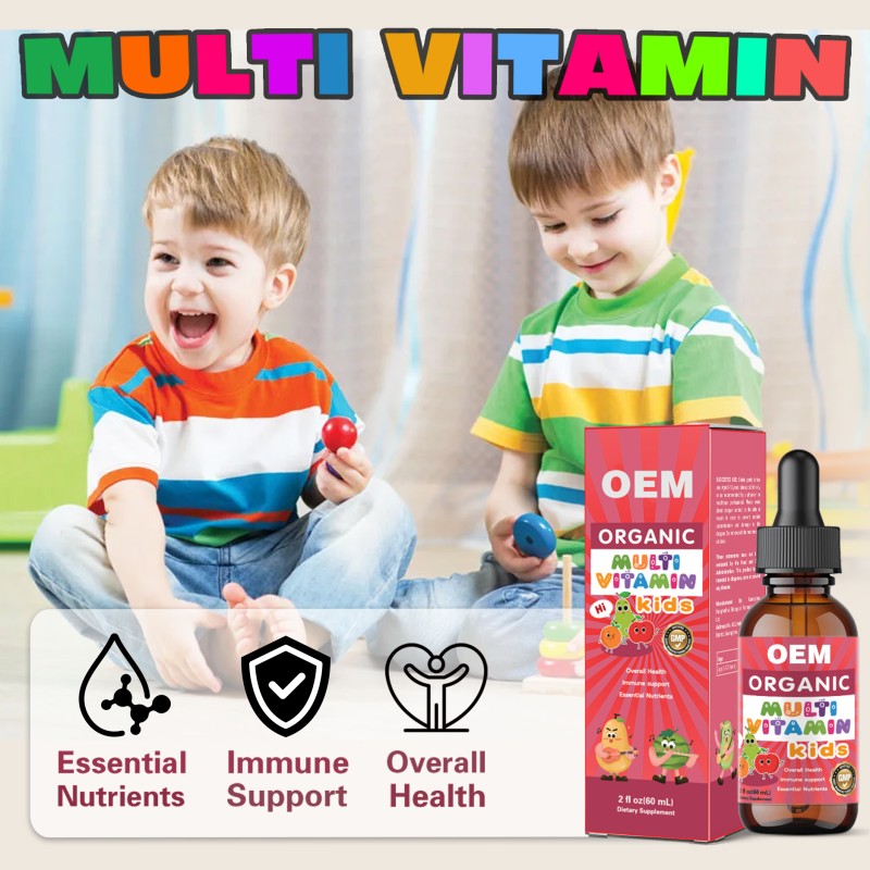 Multi-Vitamin Liquid Manufacturer - Organic Berry Flavor Kids