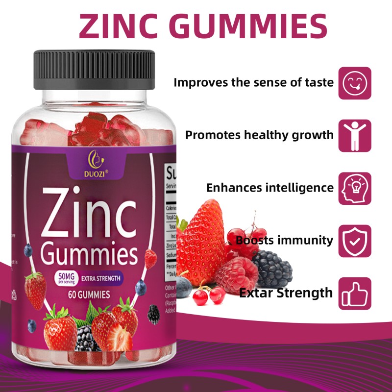 Zinc Gummies Manufacturer - Immune Energy Brain Support