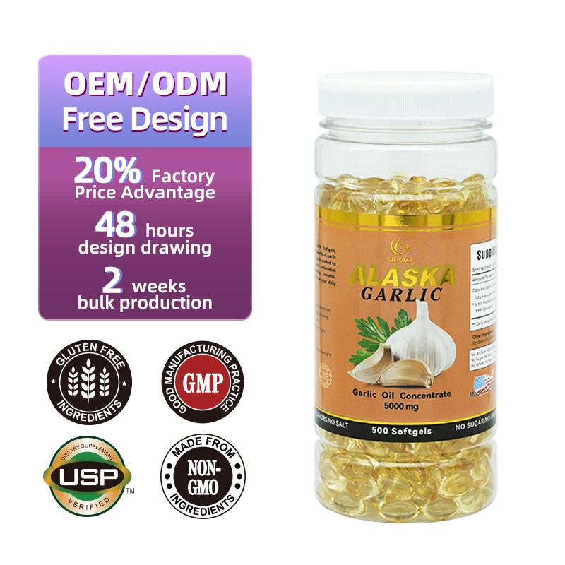 Garlic Oil Softgel Manufacturer - 5000mg Alaska Concentrate
