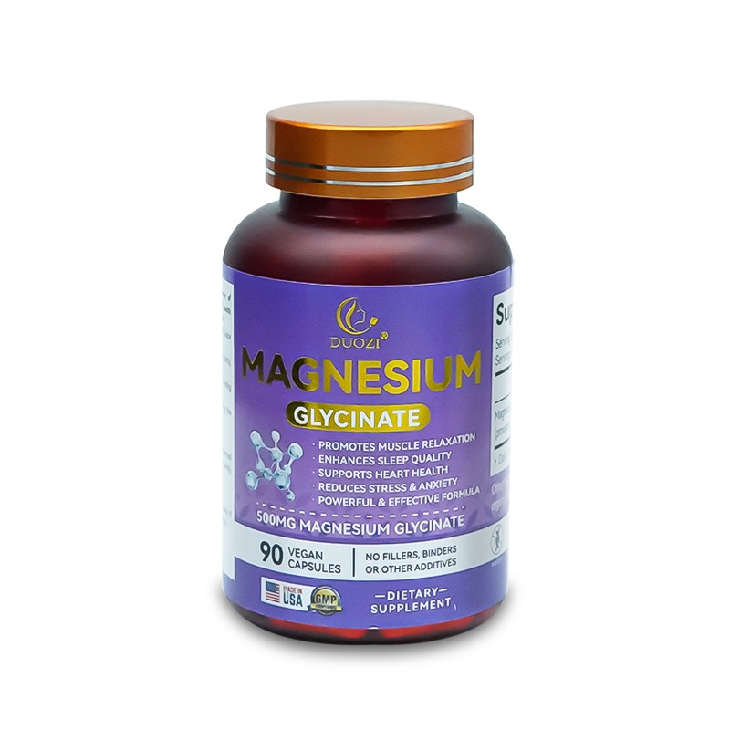 Magnesium Capsules Factory - Glycinate Muscle Relaxation Sleep
