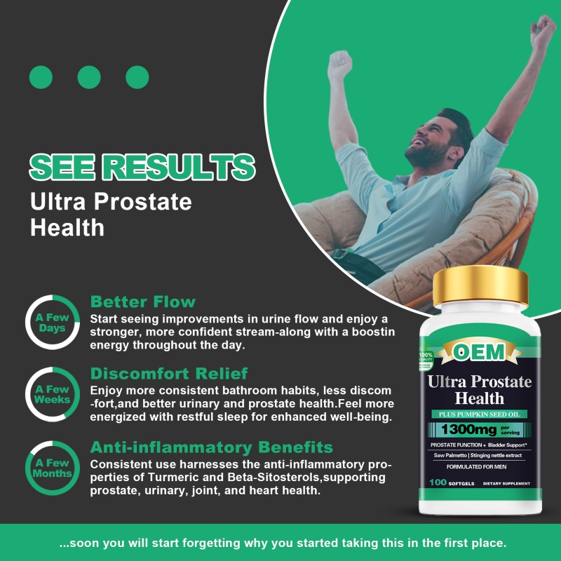 Prostate Softgels Manufacturer - Maitake Mushroom Blend Support