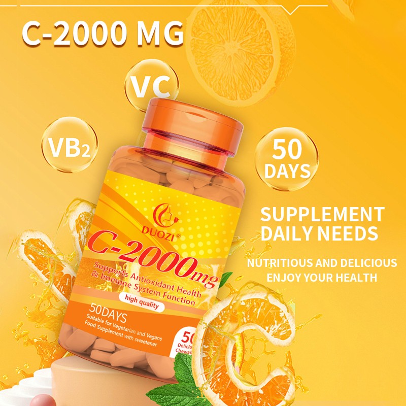 Vitamin C Tablets Supplier - 2000mg Dark Spot Reduction