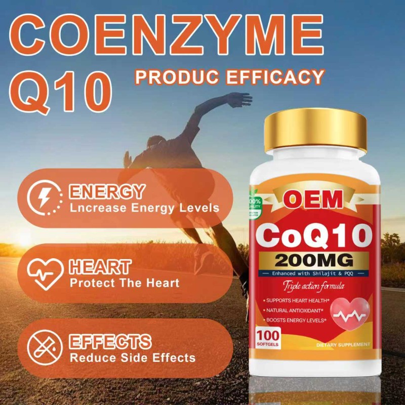 CoQ10 Softgel Manufacturer - 200mg Heart Function Support