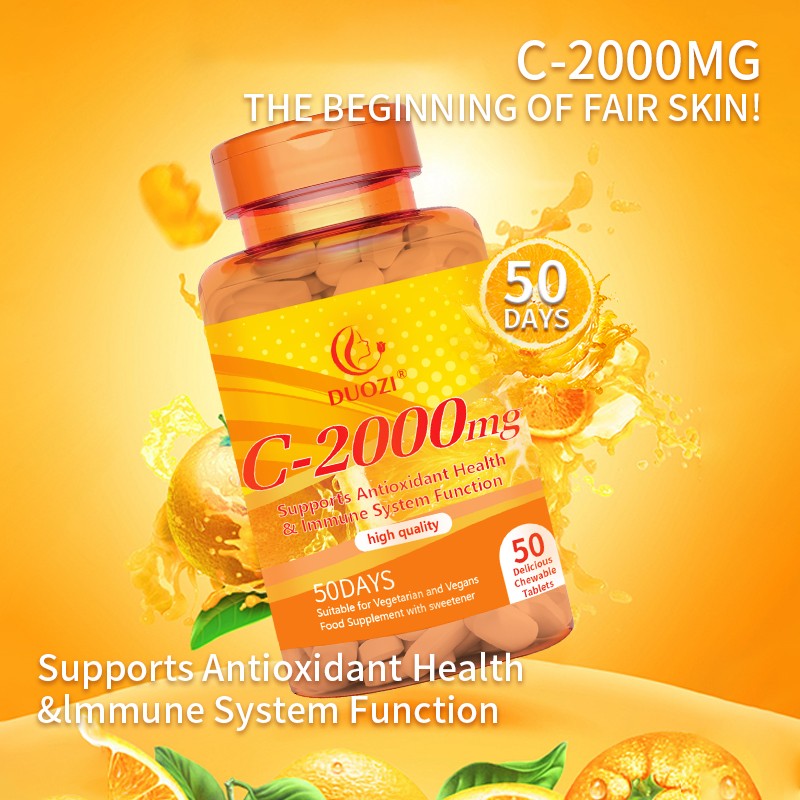 Vitamin C Tablets Supplier - 2000mg Dark Spot Reduction