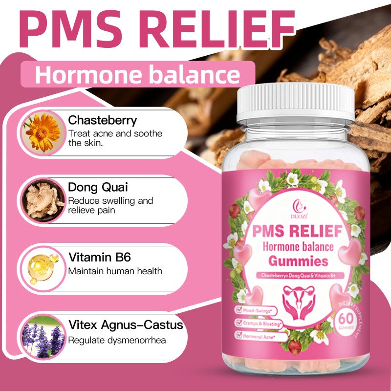 Hormone Gummies Factory - Chasteberry B6 PMS Relief
