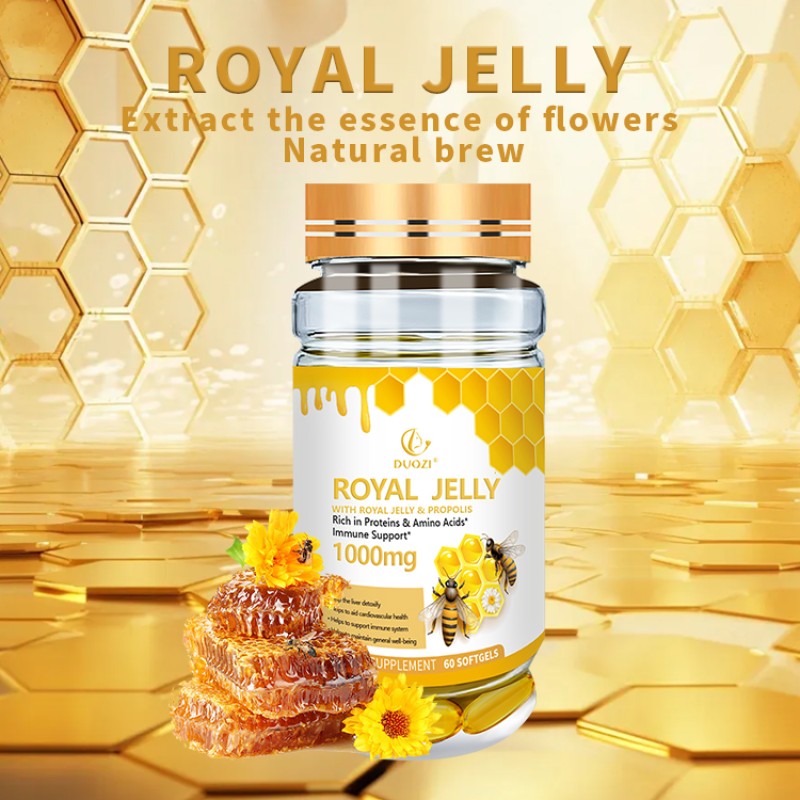 Royal Jelly Softgels Factory - Protein Multivitamin Mood Sleep