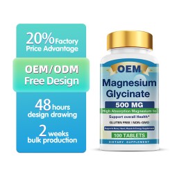 Magnesium Tablets Manufacturer - Glycinate Anxiety Relief Sleep