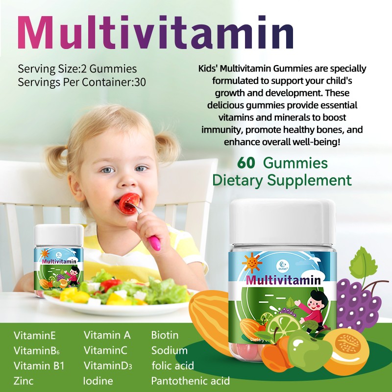 Multi-Vitamin Gummies Manufacturer - Natural Berry Immunity Support