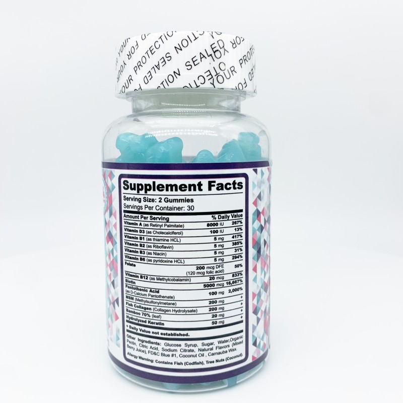 Biotin Gummies Manufacturer - Collagen Keratin Vitamin OEM