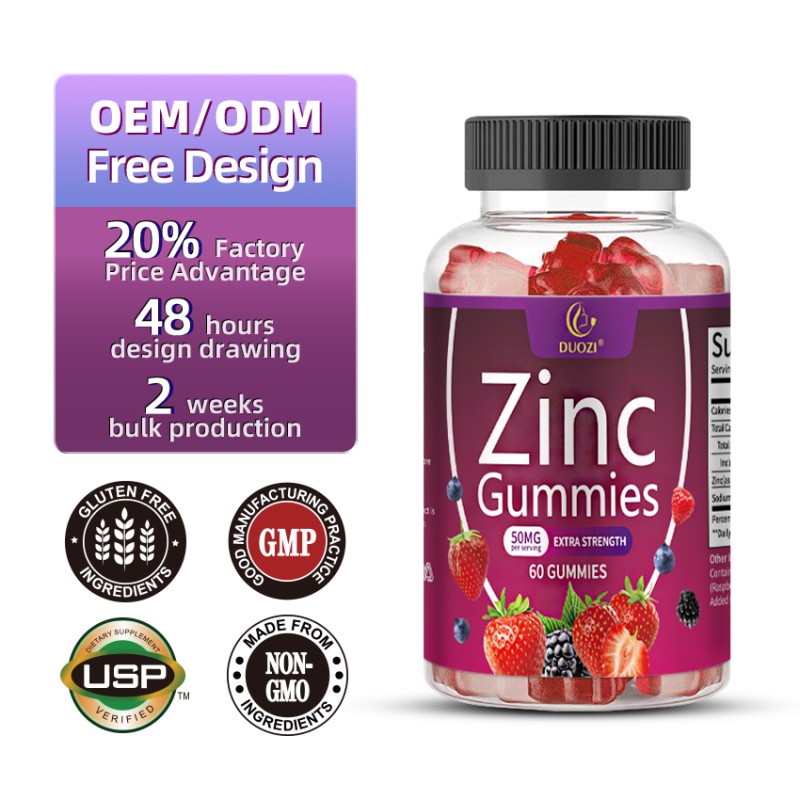 Zinc Gummies Manufacturer - Immune Energy Brain Support