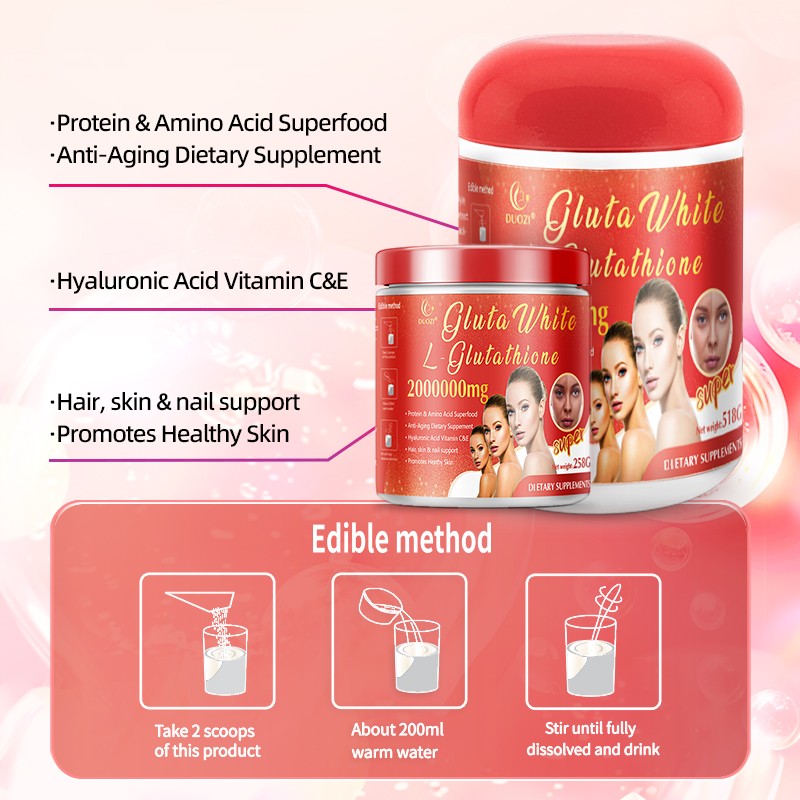 Glutathione Powder Manufacturer - 2000000mg Anti-Aging Care