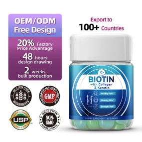 Biotin Gummies Manufacturer - Radiant Skin Strong Nails