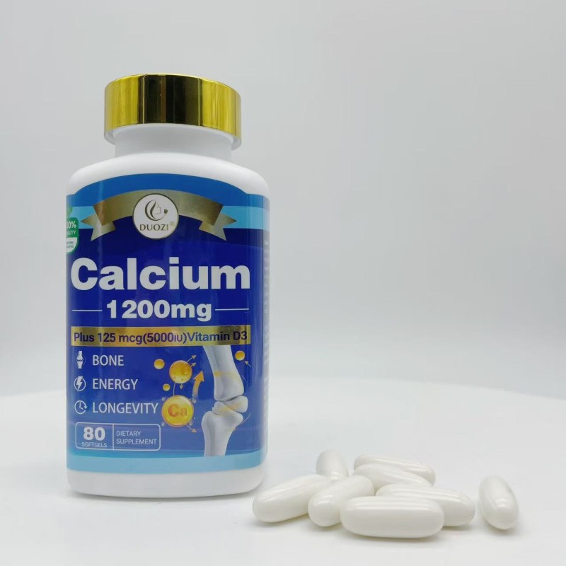 Calcium Softgel Factory - 1200mg Vitamin D3 Energy Longevity