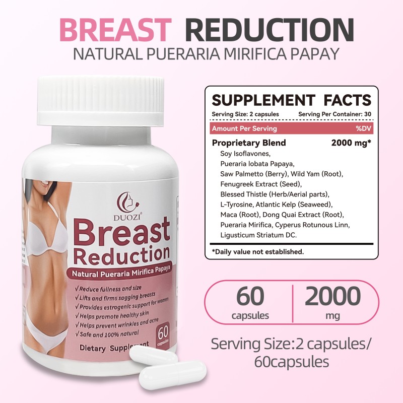 Breast Reduction Capsules Supplier - Herbal Sagging Support