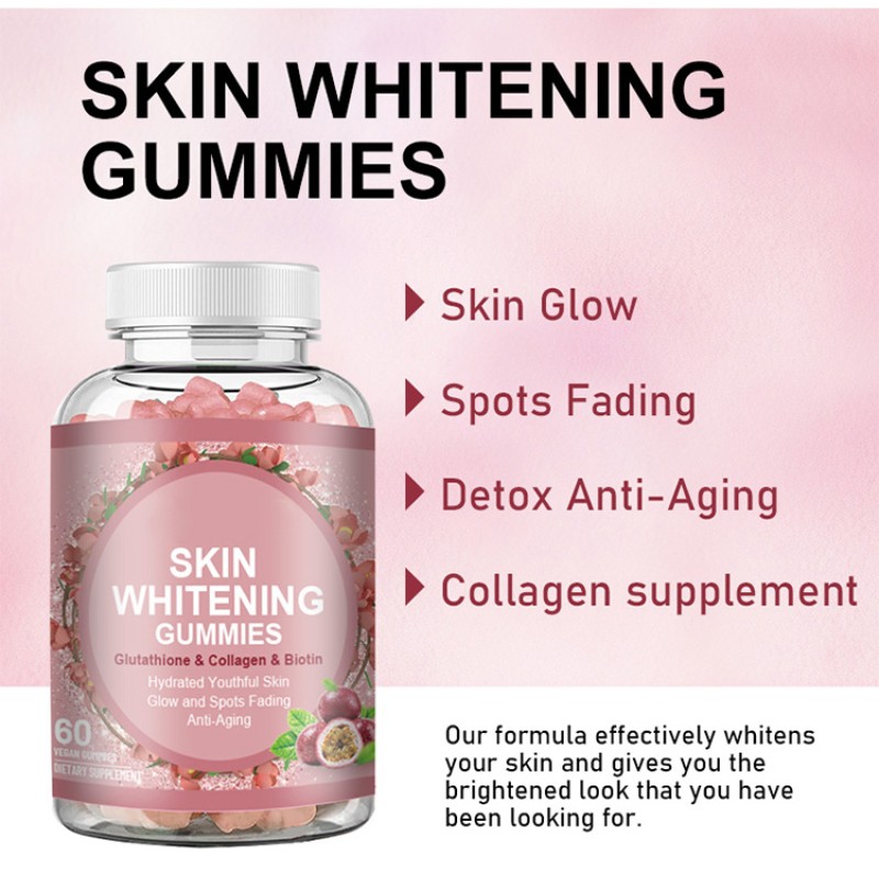 Skin Whitening Gummy Supplier - Factory Price Wellness Gummies