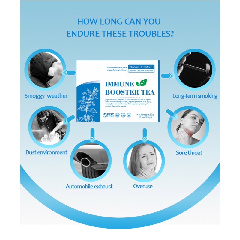 Immune Booster Tea Manufacturer - Herbal Supplement Tea OEM