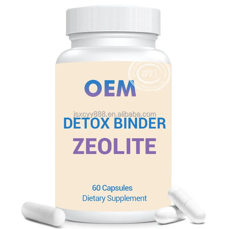 Zeolite Detox Capsules Factory - 6 in 1 Heavy Metal Cleanse