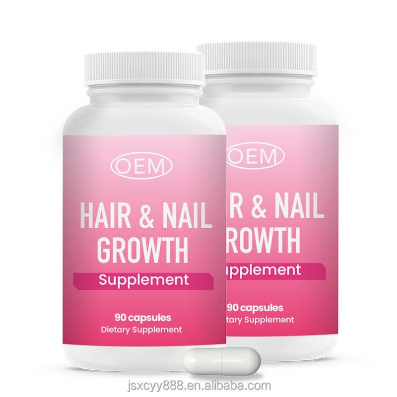Hair Growth Capsules Supplier - Natural Biotin Customizable