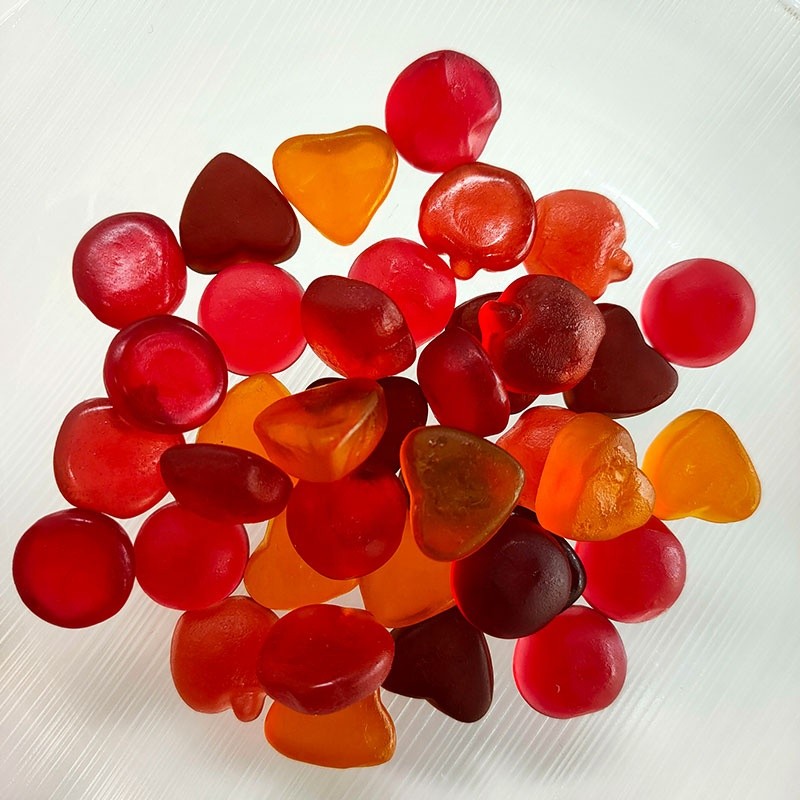 Hair Gummies Manufacturer - Custom Shape Biotin Orange Flavor