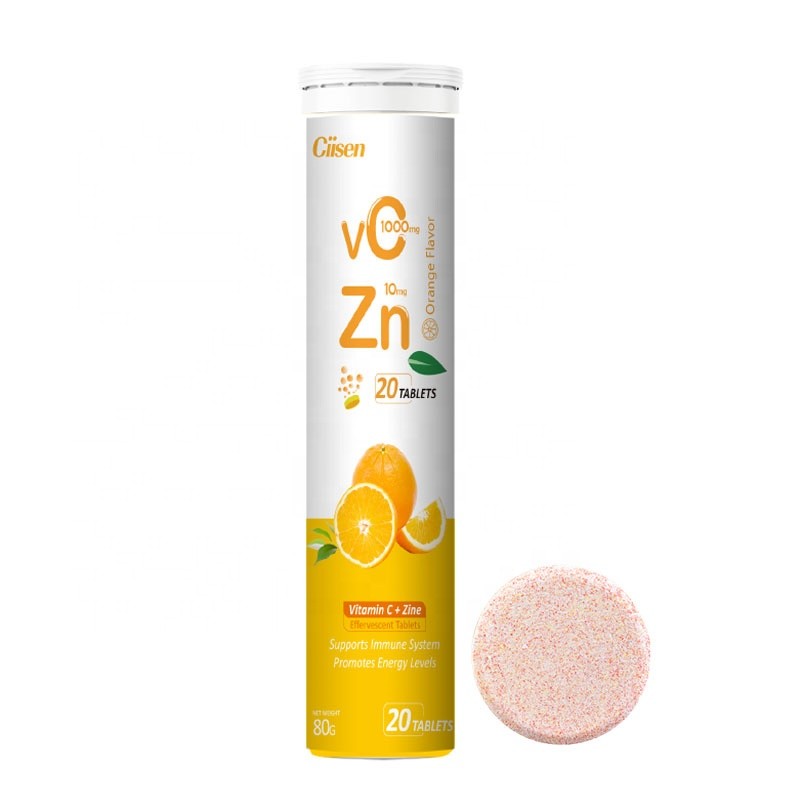 Vitamin Effervescent Tablets Factory - Fizzy Dietary Supplement Zn