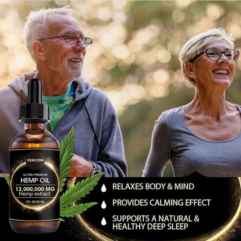 Hemp Seed Extract Oil Manufacturer - Custom Peppermint 5000mg