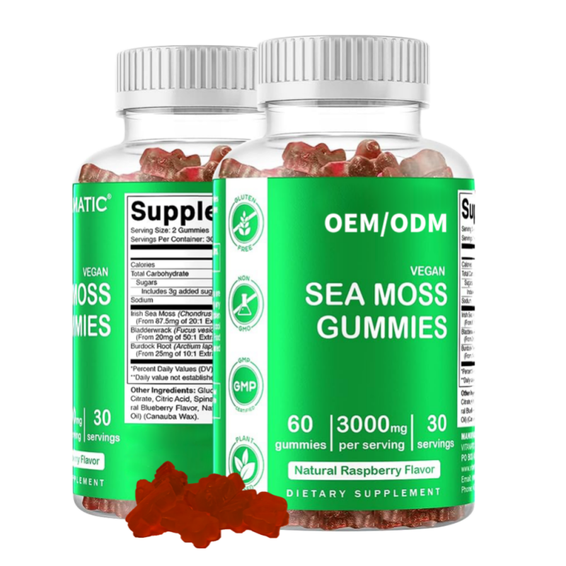 Seamoss Gummies Supplier - OEM Vegan Organic Supplement