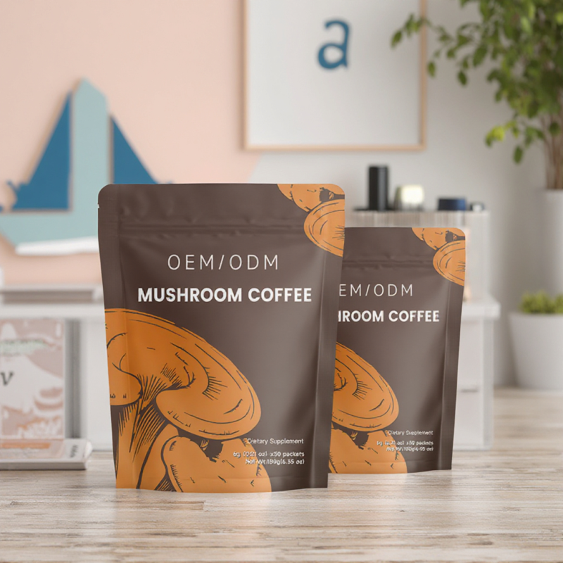 Mushroom Coffee Powder Factory - Reishi Chaga Ashwagandha Blend