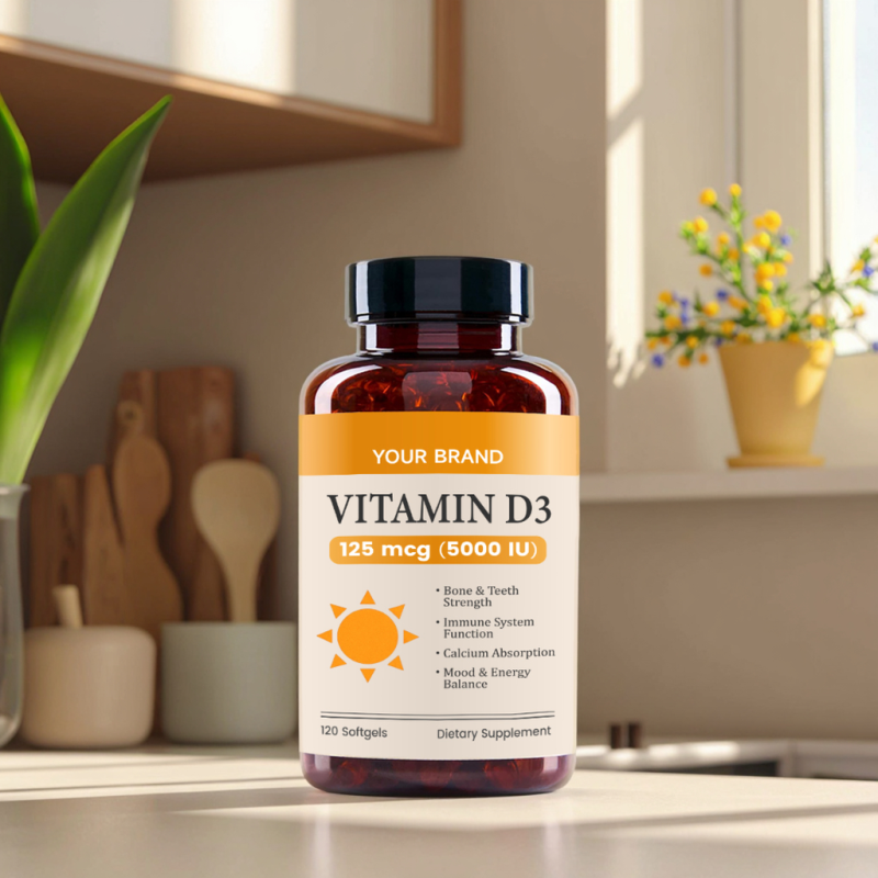 Vitamin D3 Softgels Manufacturer - Cardiovascular Support Capsules