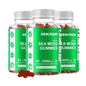 Organic Sea Moss Gummies Factory - Strawberry Sugar-Free Vegan