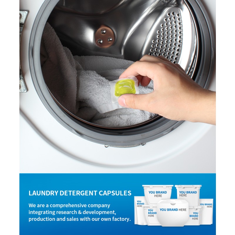 Laundry Pods Supplier - 12g Custom Color Fragrance