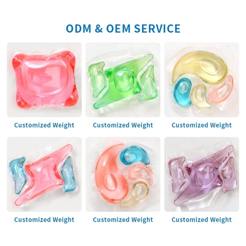 Laundry Gel Pods Factory - Custom Shape Scent Fragrance