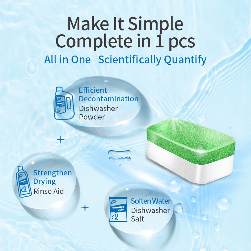 Dishwasher Tablets Manufacturer - 3 in 1 Low Foam 20g