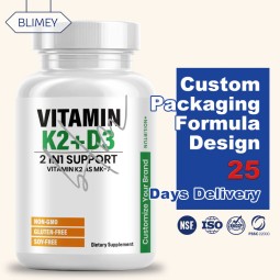 Vitamin D3 K2 Capsules Supplier - Custom 1000IU 5000IU