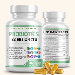 Probiotic Capsules Factory - OEM 100 Billion CFU Mix