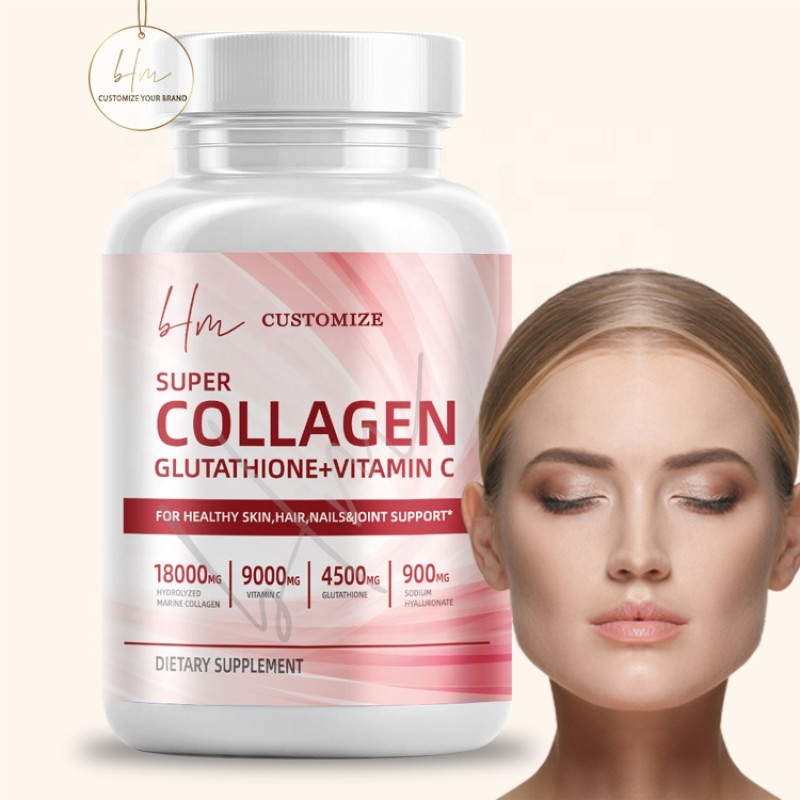 Marine Collagen Capsules Manufacturer - 2 in 1 Whitening Glutathione