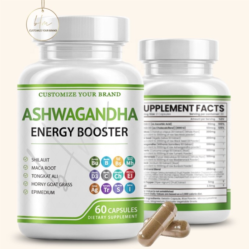 Ashwagandha Capsules Manufacturer - 3000mg KSM 66 Black Seed