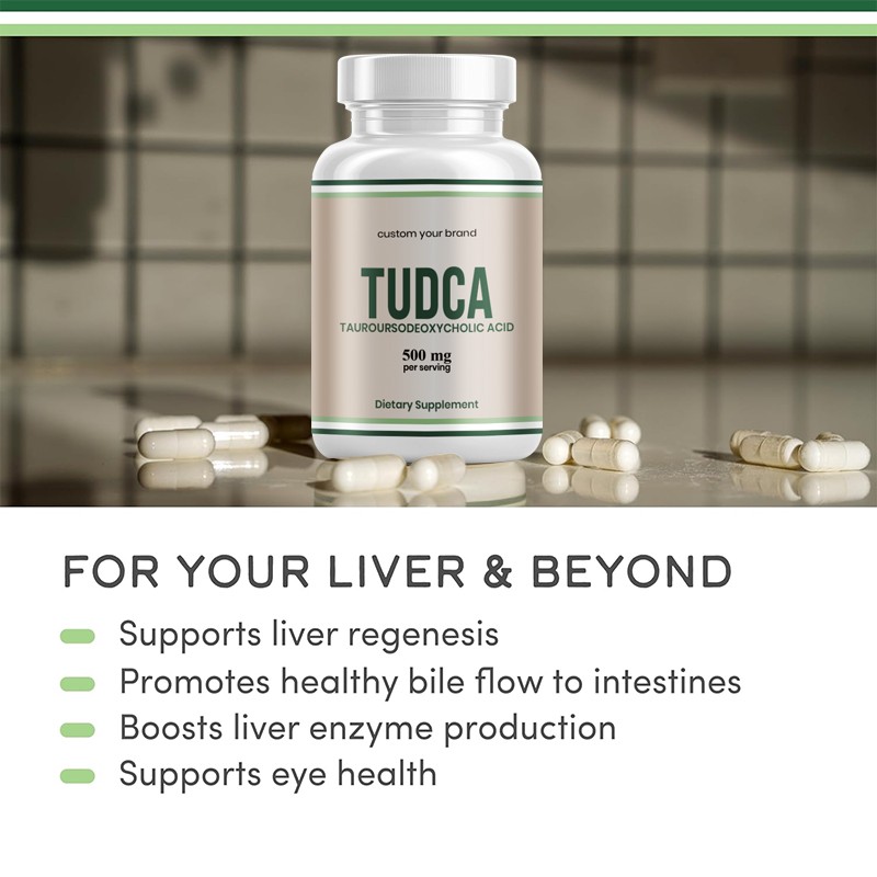 TUDCA Capsules Supplier - 500mg Tauroursodeoxycholic Acid