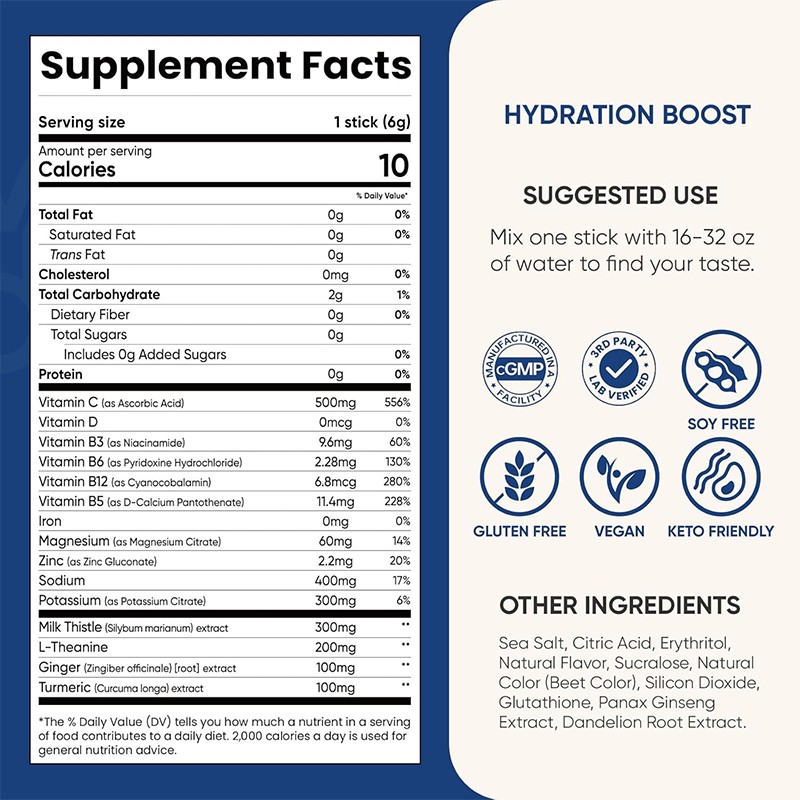 Hangover Powder Supplier - Private Label Drink Mix