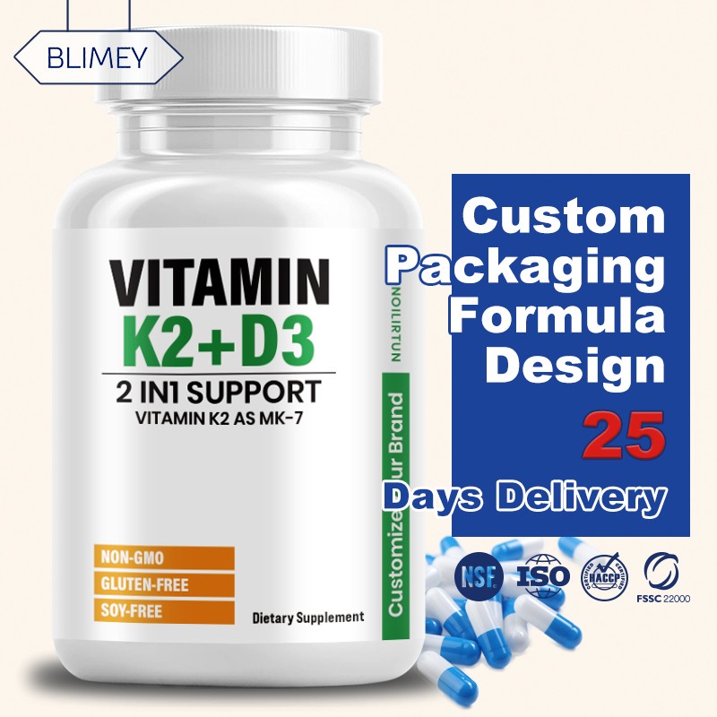 Vitamin D3 K2 Capsules Factory - Custom Calcium Magnesium