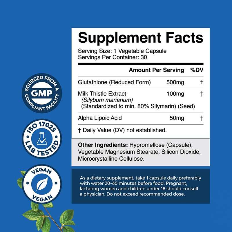 Liver Detox Capsules Supplier - Milk Thistle Glutathione