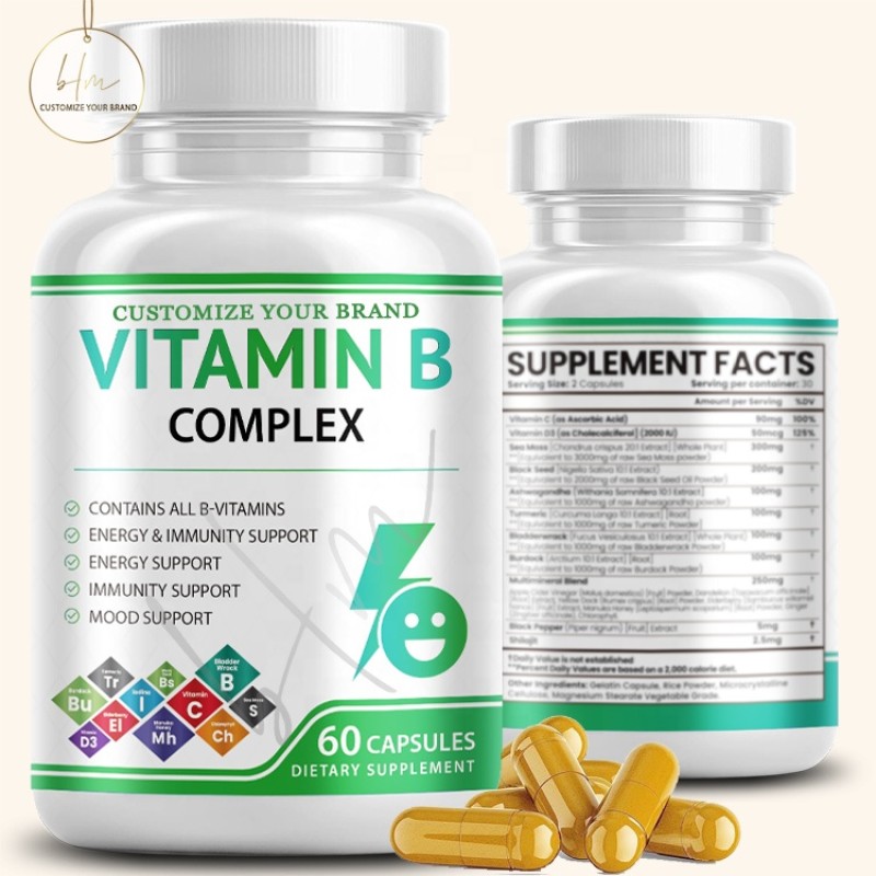Vitamin B Capsules Supplier - B1 B6 B12 Complex