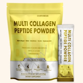 Collagen Peptide Powder Manufacturer - Pure Unflavored Sachets