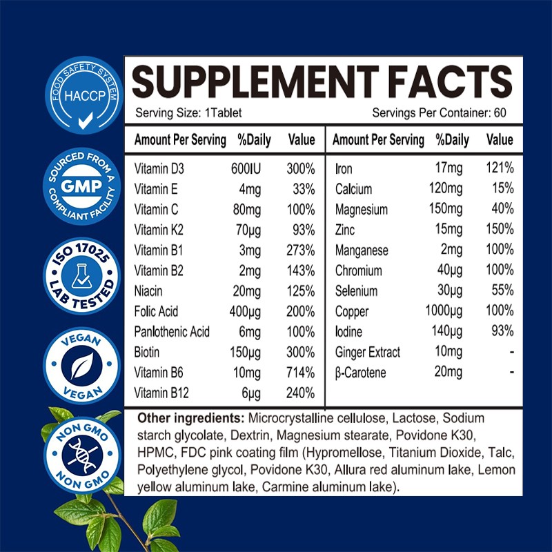 Female Fertility Tablets Factory - Natural Organic Herbal