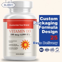 Vitamin D3 Softgel Factory - K2 MK7 Custom 400mg