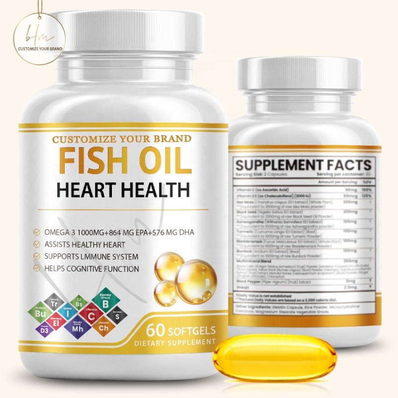 Omega 3 Capsules Supplier - 1000mg 18 12 EPA DHA