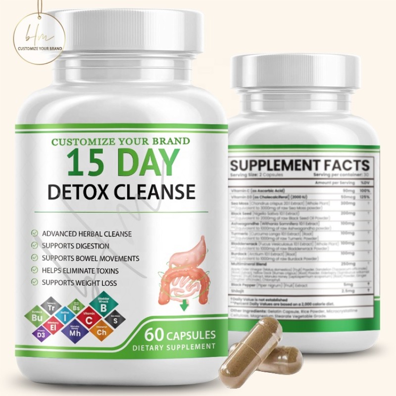 Detox Capsules Factory - Colon Liver Lung 15 Day Cleanse