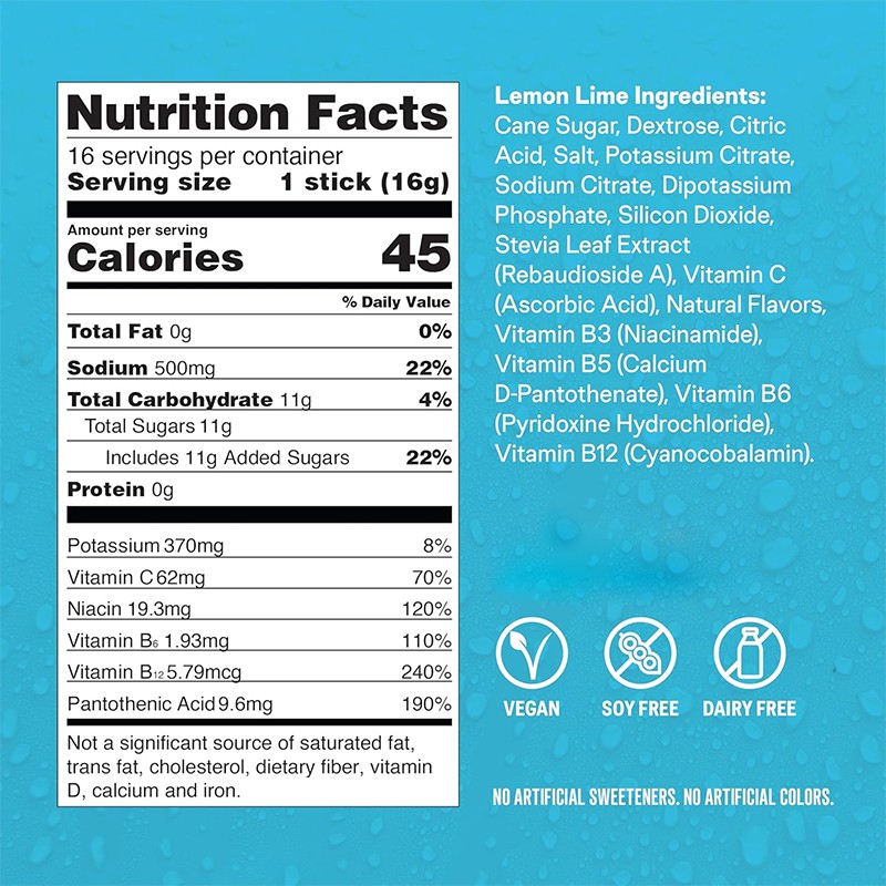 Electrolyte Powder Manufacturer - Custom Sachet Stickpacks