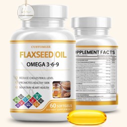 Flaxseed Oil Softgels Supplier - Heart Health Omega 3